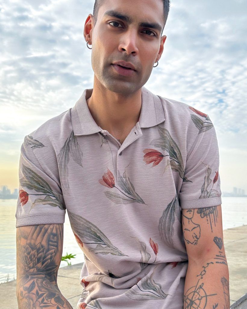 Mufti Textured Polo T-Shirt for men