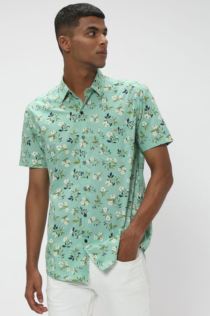 short-sleeved shirt for men