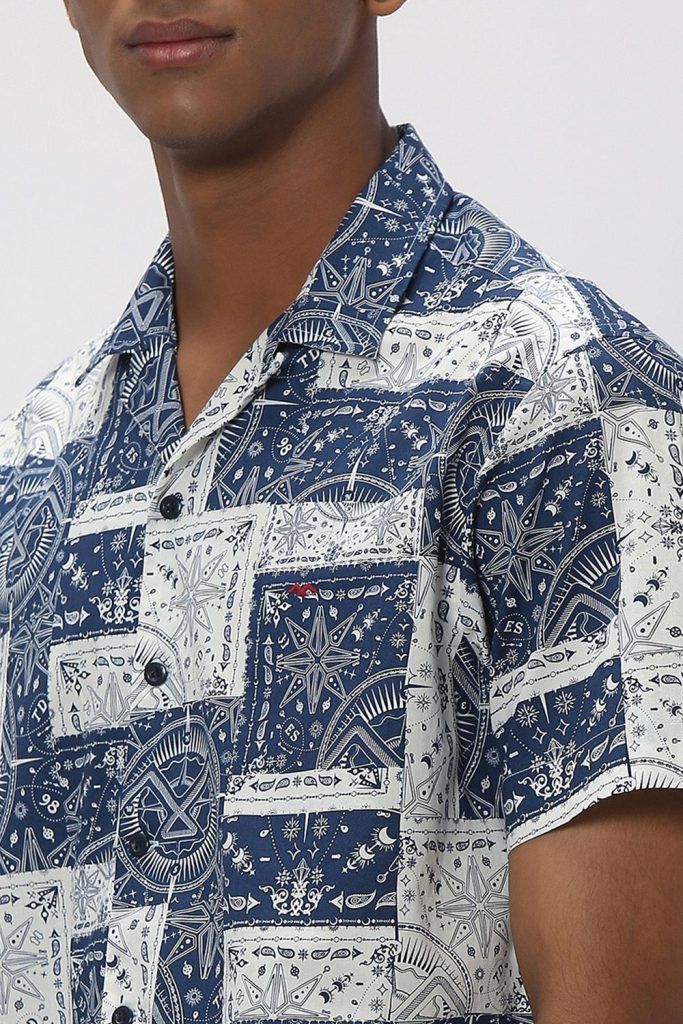 Mufti Camp Collar Shirt for men